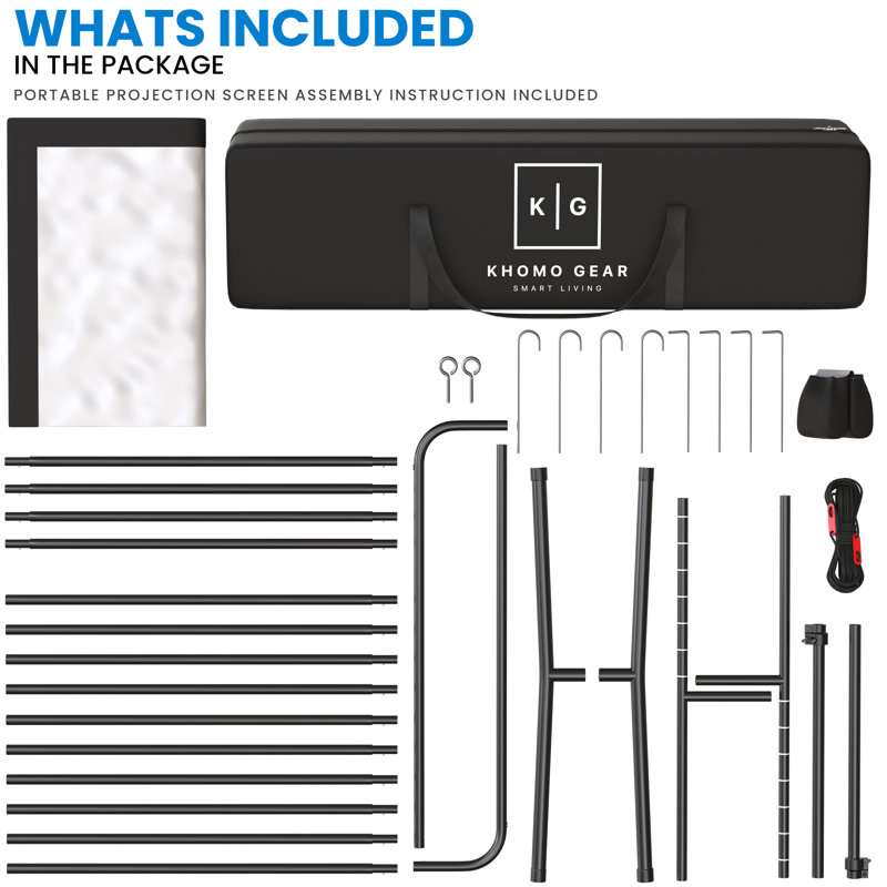 180 Inch Projector Screen with adjustable Height