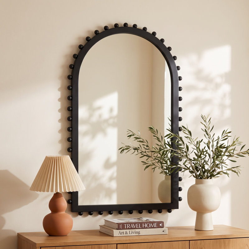 Queensland Wall Mirror, Black