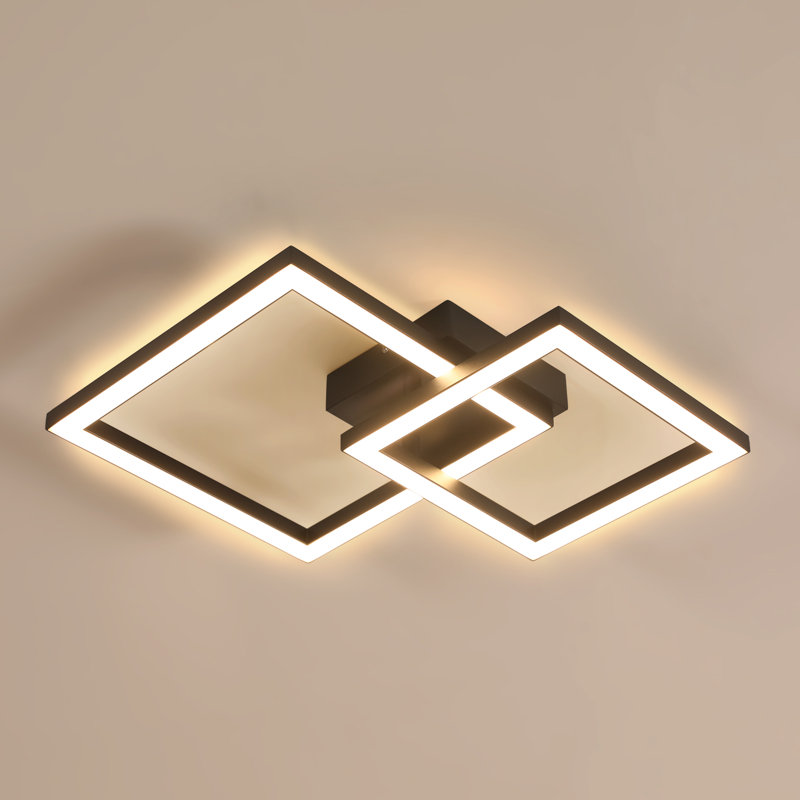  3000K 49Cm Square Flush Mount
