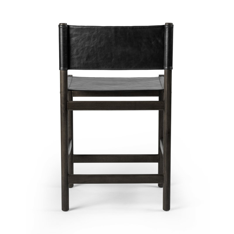 Kena Stool-Sonoma Black-Counter, Sonoma Black, Charcoal Parawood, Bar Stool (30.5" Seat Height)