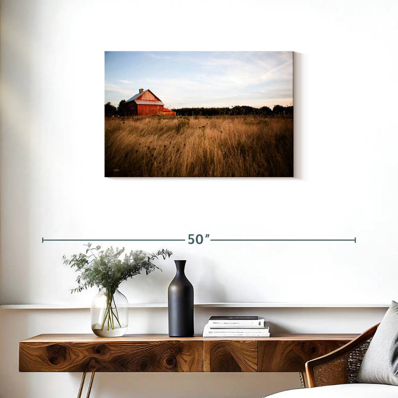 Paisible campagne paisible, H 20 po x l 30 po