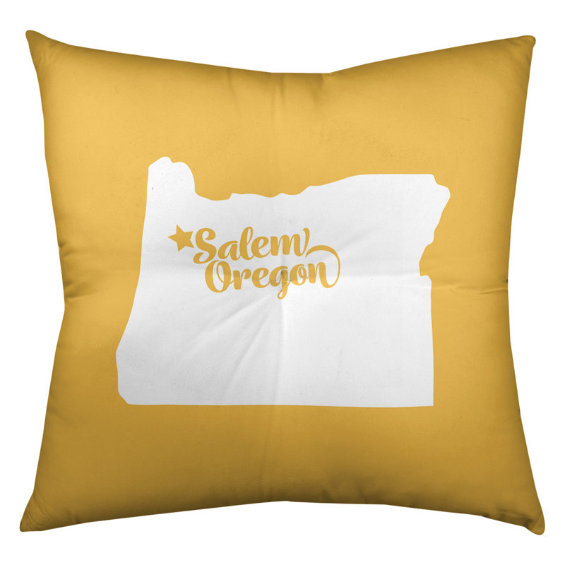 Coussin de plancher touffeté, 26 po x 26 po, Jaune, Salem
