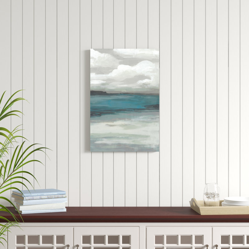 «Storm Front II», peinture sur toile, H 30 po x l 20 po