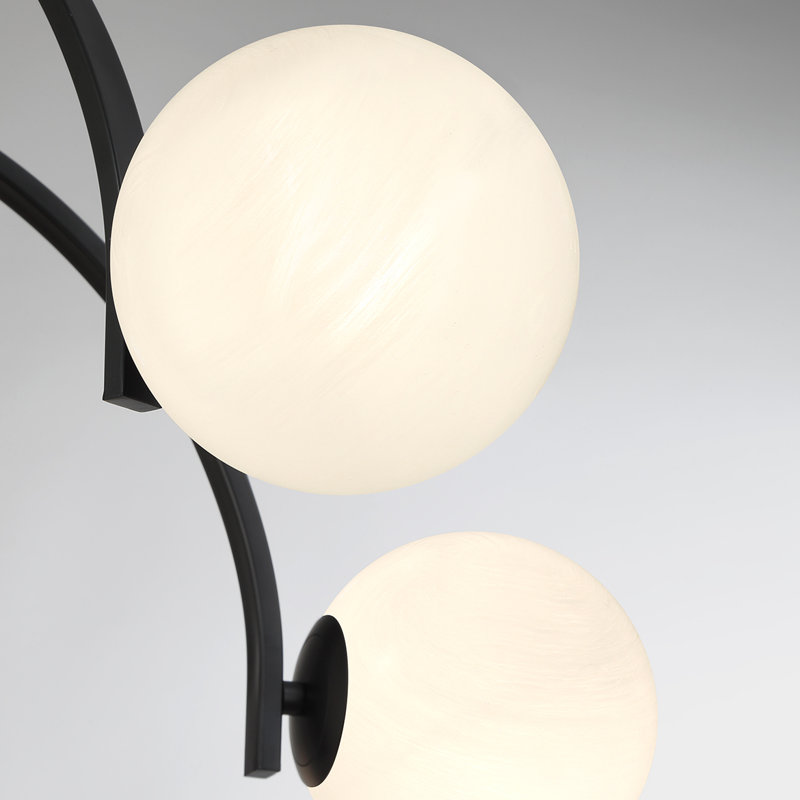Lustre 7 lumières en laiton Marias, Laiton