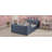 Twin Size Upholstered Platform Bed With Rabbit Cushion, Removable Side Rails For Kids, Soft Teddy Fabric And Enhanced Safety-44145912