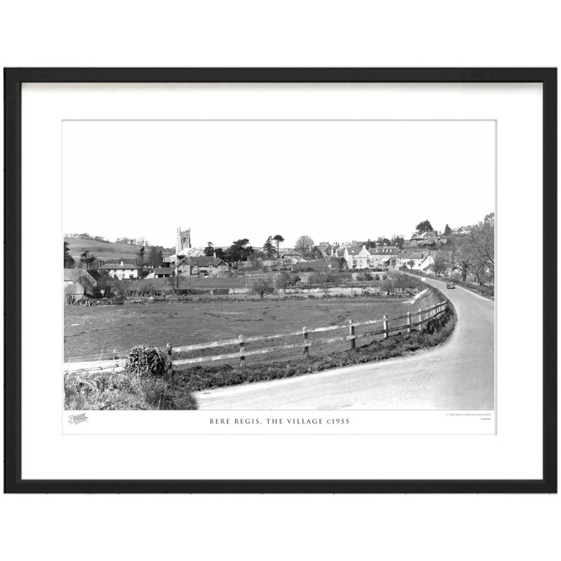 Bere Regis, The Village C1955 by Francis Frith - Single Picture Frame Print, 60cm H x 80cm W x 2.3cm D