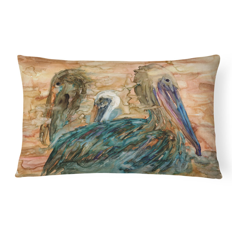  Coussin décoratif intérieur / extérieur Abstract Pelicans