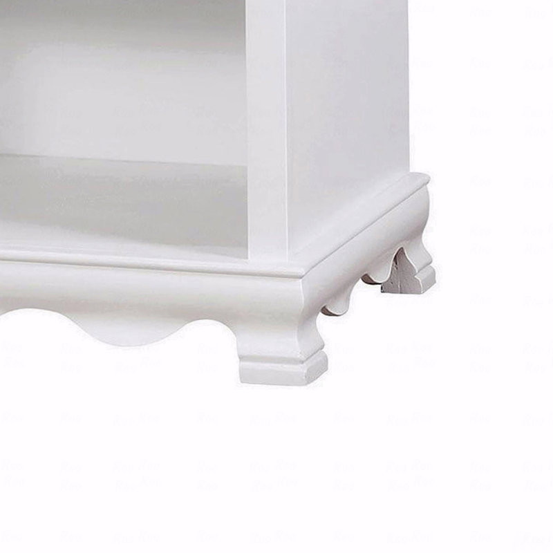 Table de chevet en bois avec tablette inférieure
