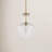 Ravenna 1-Light Dimmable Teardrop Pendant-1880849176