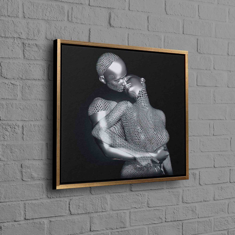 Art mural argenté argenté à motif 3D, parfait pour créer une ambiance romantique et idéal comme cadeau pour la Saint-Valentin