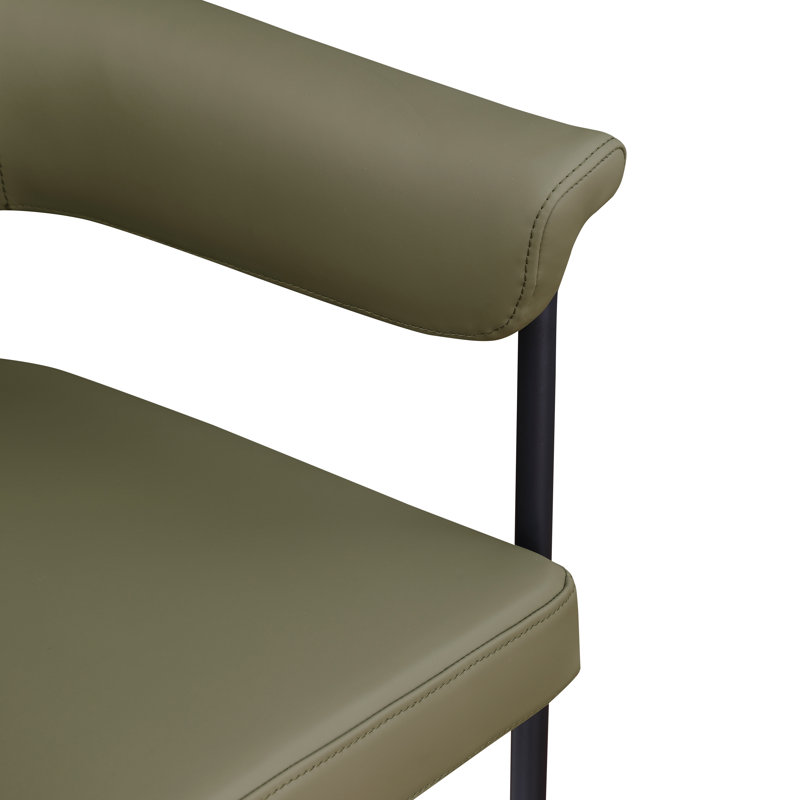Cuir olive végétalien