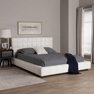 Lit plateforme en tissu Bylton Studio Braylin