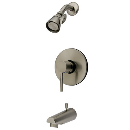 Concord Single Handle Tub and Shower Faucet, Brushed Nickel