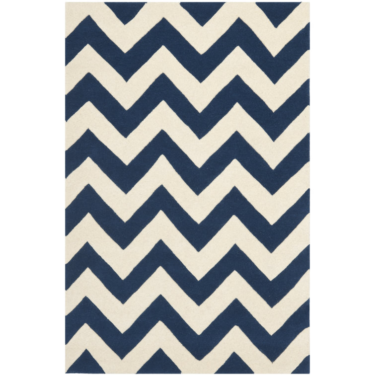 Terence Chevron Wool Hand Woven Area Rug