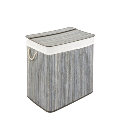 Bamboo Laundry Hamper with Handles