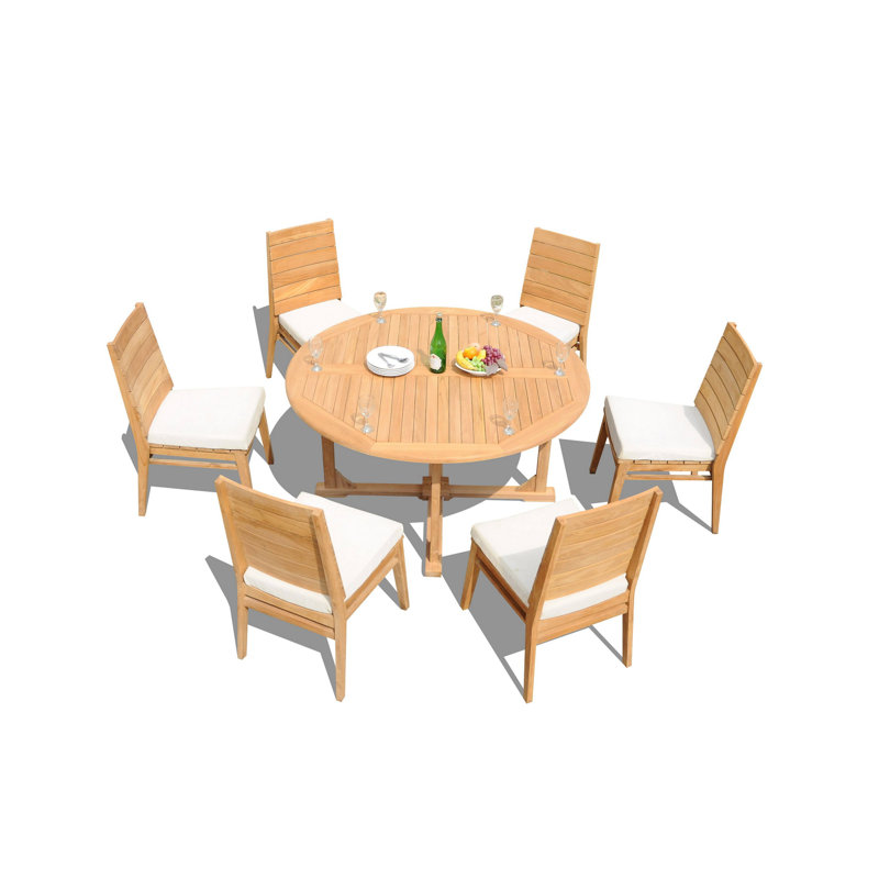 Ensemble de salle à manger 60 po, H 30,5 po x l 72 po x P 72 po