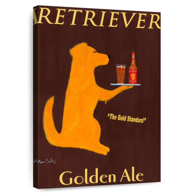 Yarlin Retriever Golden Ale, H 24 po x l 16 po