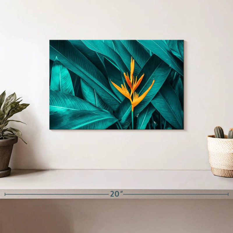 Harnek, oiseau tropical exotique du paradis, H 8 po x l 12 po