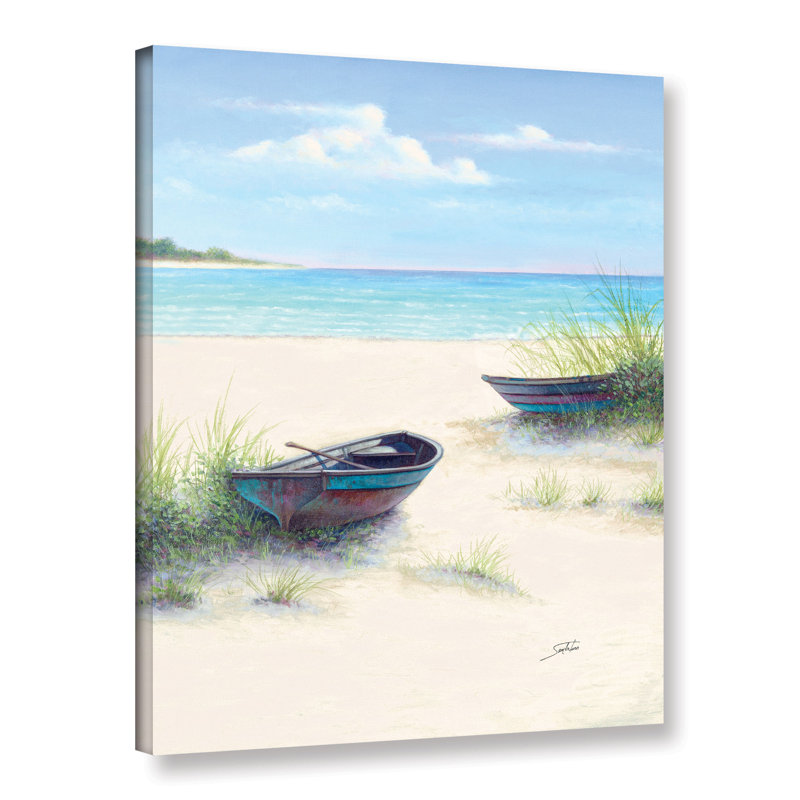 « South Coral Beach », reproduction d'art sur toile tendue, H 32 po x l 24 po x p 2 po