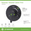 Ensemble de garniture de valve de douche à poignée simple Solariary (valve non incluse)-111139872