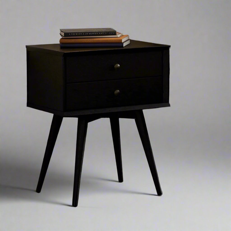 18'' W Nightstand, Black