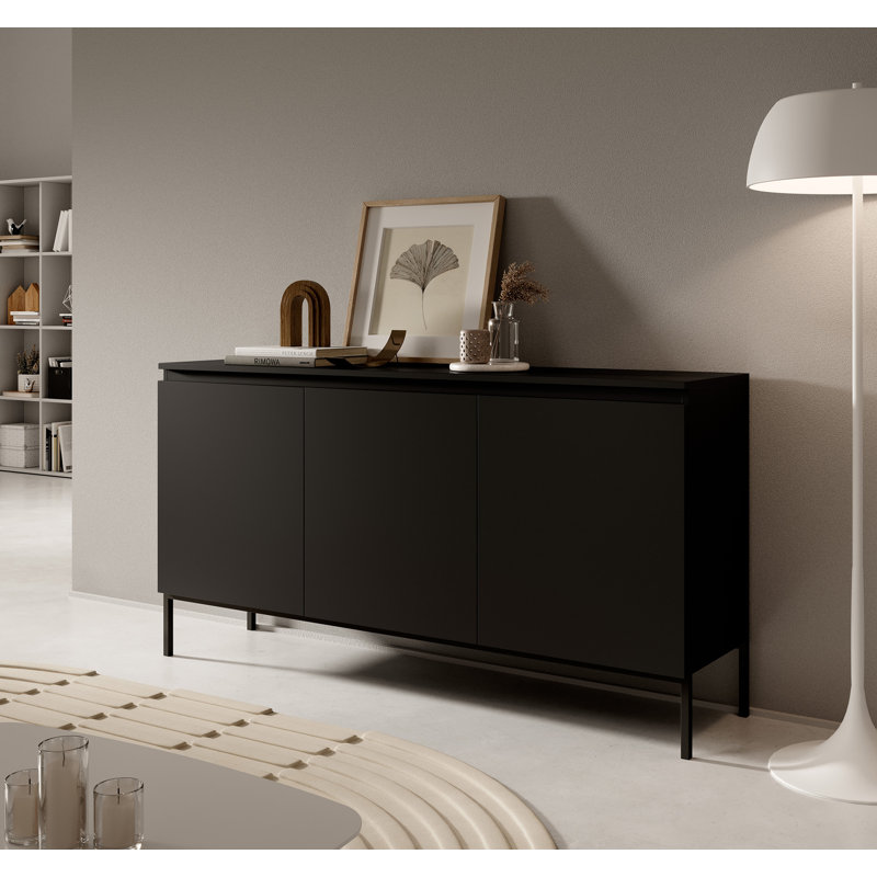 Nerely 150cm Sideboard, Black