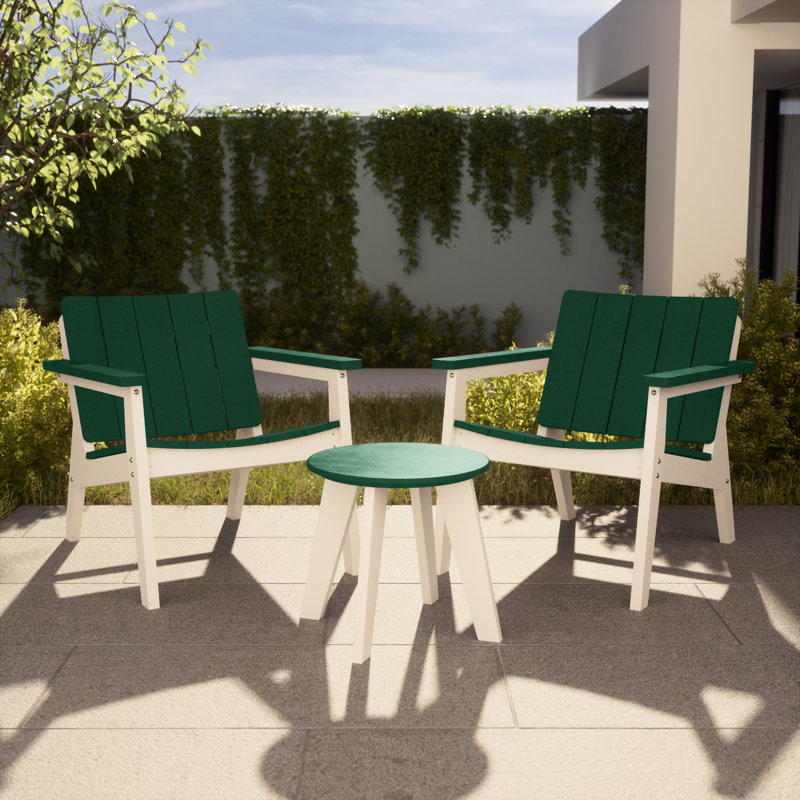 Chaise d'extérieur à assise profonde, Vert foncé