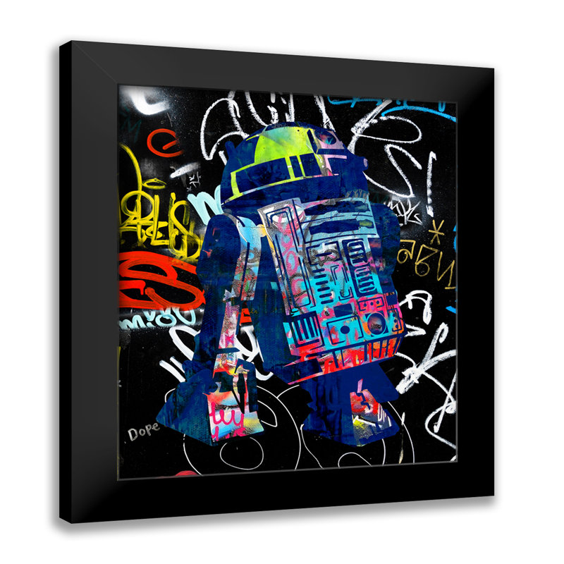 Pop art - giclée sur papier avec cadre noir, H 32 po x l 26 po x P 2 po