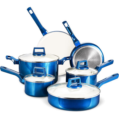 10 - Piece Non-Stick Aluminum Cookware Set