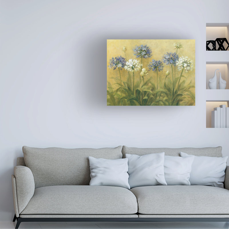 Art sur toile «olog », Danhui Nai Agapanthus, H 14 po x l 19 po