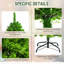 Arbre de Noël vert floqué / givré-1646549514