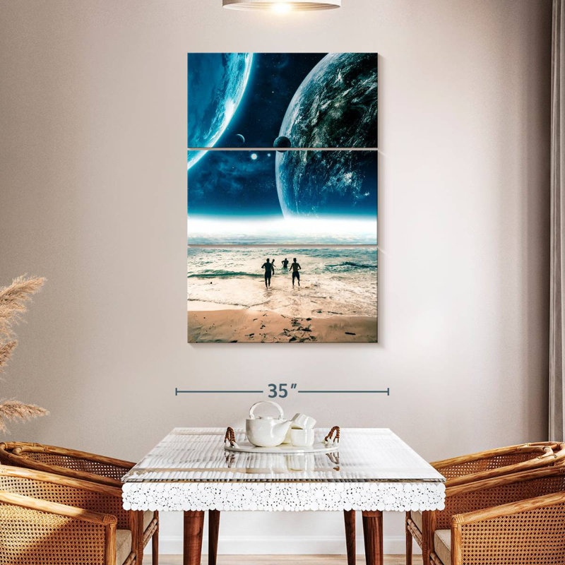 Kelan Lifes A Beach, 50" H x 32" W
