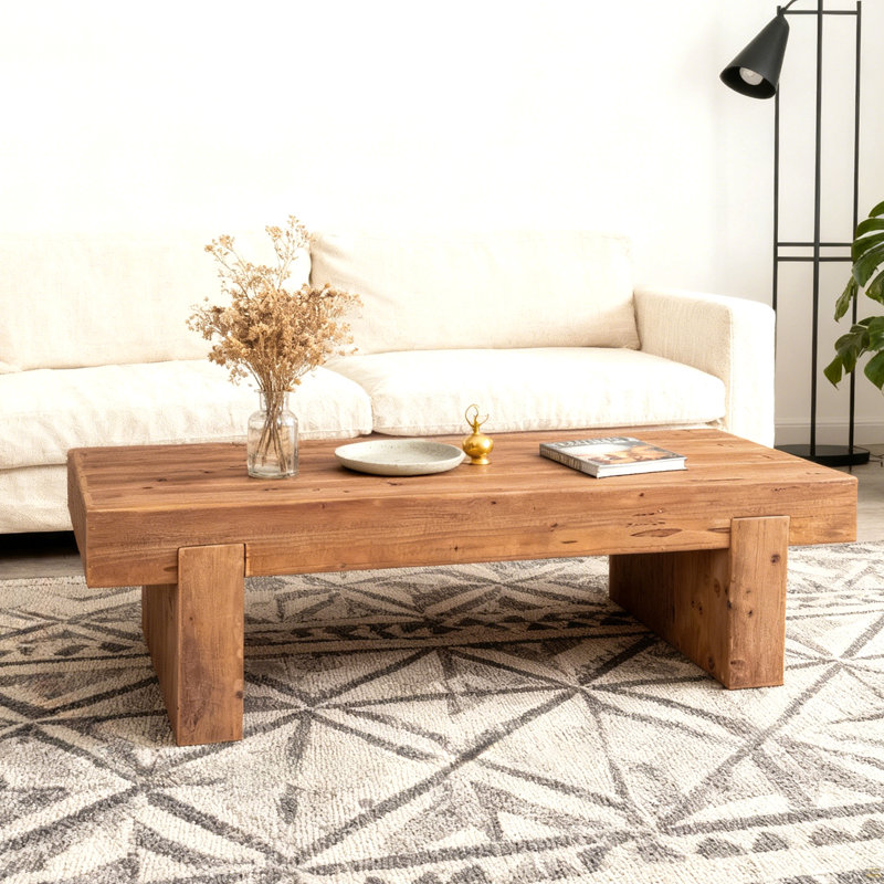 Table basse, Naturel antique