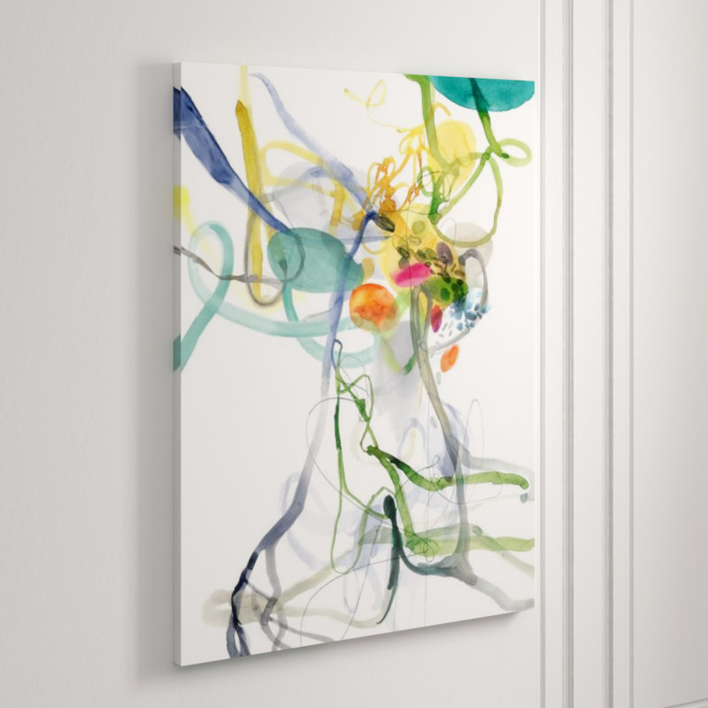 Ebb & Flow II Painting by Fern Cassidy, Glass Coat, 48" H x 36" W