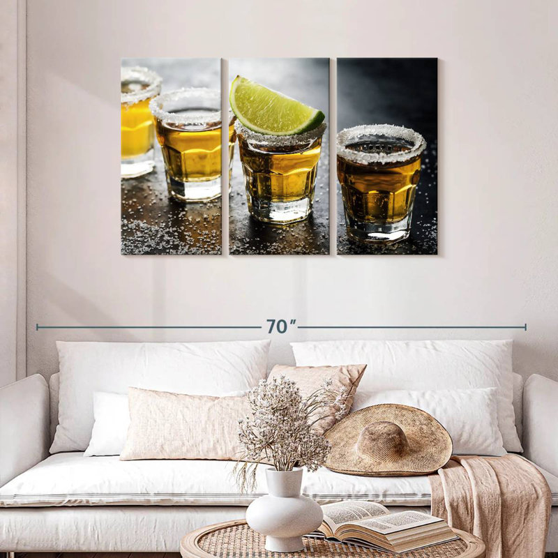 Yarlin Tequila Shot Glasses, 28" H x 45" W