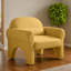 Fauteuil d'appoint à accoudoirs avec coussin lombaire-1534274502