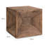 Solid + Manufactured Wood Accent Stool