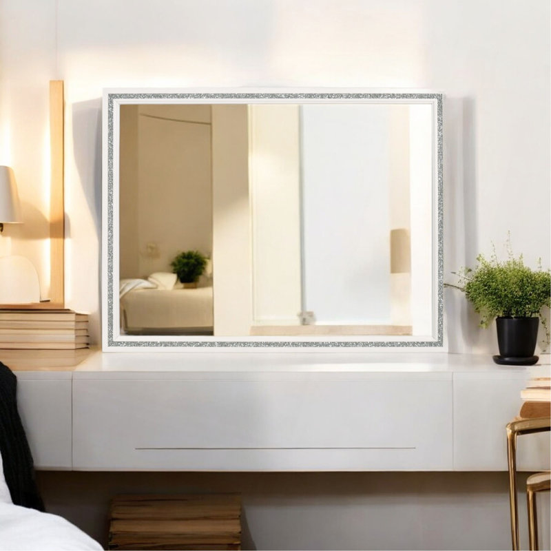 White Finish Mirror