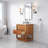 Tessa 30 In. Mango Wood Carrara White Marble Countertop Bath Vanity with Oil-Rubbed Bronze Faucet