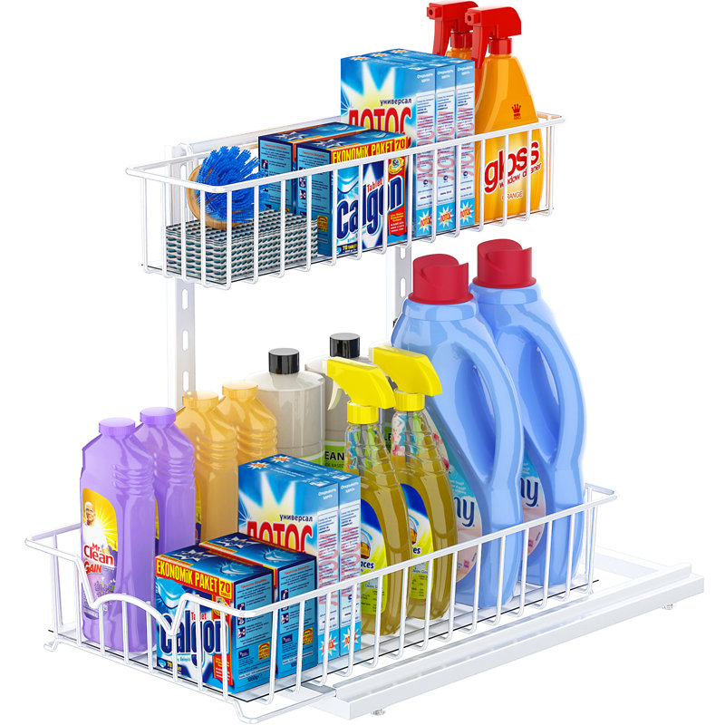 Under Sink Organizer, White
