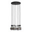 Phinney 7 - Light Black Cluster Pendant