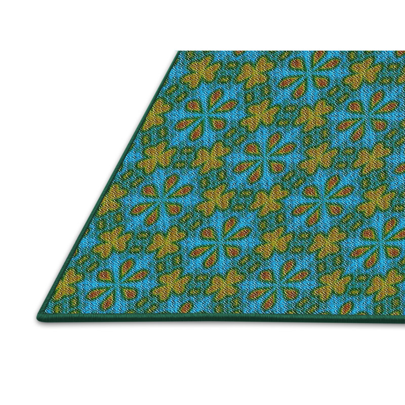 Tapis de zone verte à motif, Rectangle 2 pi x 3 pi