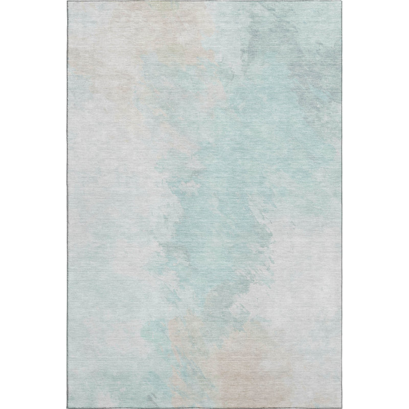 Premium Machine Washable Varasteh AMF1675 Abstract Rug, Rectangle 8' x 10'