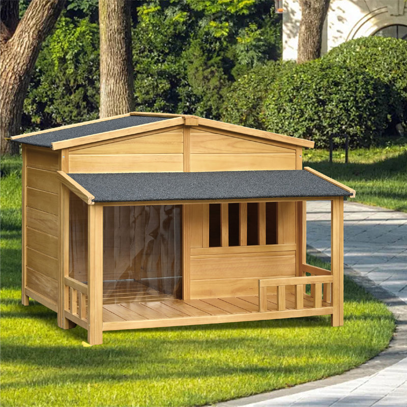 Edro Solid + Manufactured Wood Dog House