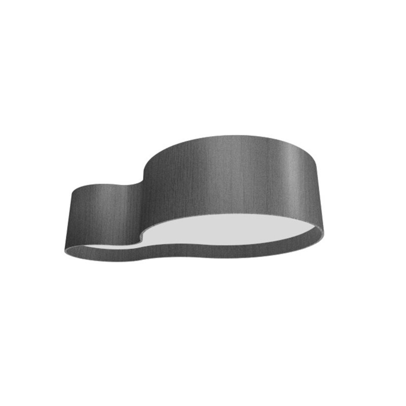 Orgânico 1 - Light LED Flush Mount, Organic Gray
