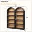 Ensemble de 2 grandes bibliothèques autoportantes-130771993