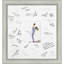 Cadre Flair Signature Mat, alternative au livre d'or de mariage, livre autographe pour tableau de signature, célébrations de mariage, soutien, encouragement ou retraite-354771973