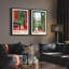Art mural encadré rétro antique classique pour chambre à coucher-133639991-133639990