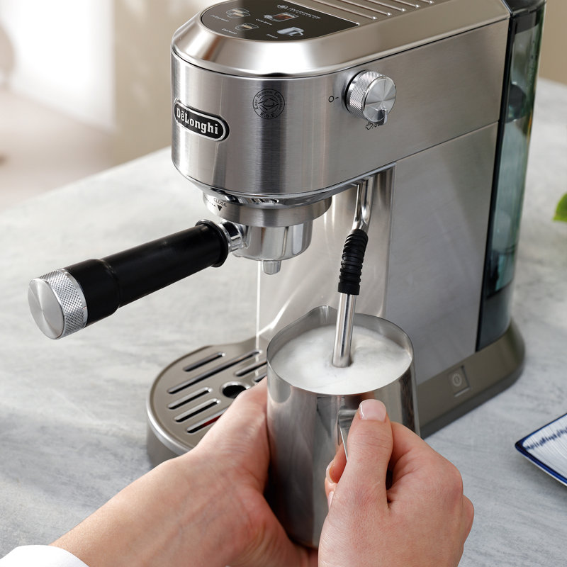 Espresso Machine Cold Brew Maker with Milk Frother, Stainless