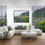 «Islandic Town Vik», photographie sur toile-1758138898